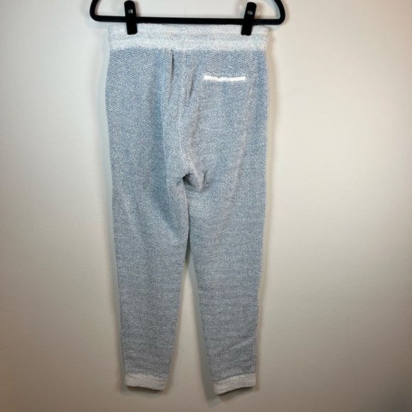 Faherty Womens Whitewater Jogger Pants Blue White Pull On Pockets Textured Small - Picture 9 of 14